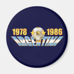 Le drapeau argentin 1978 1986 mondes soutient la v aimant pour réfrigérateur