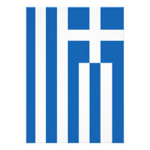 Le drapeau de la Grèce Faire-parts