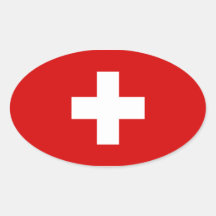 Le drapeau de la Suisse Adhésif