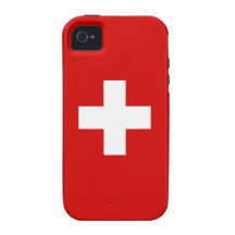 Le drapeau de la Suisse Coque Case-Mate iPhone 4