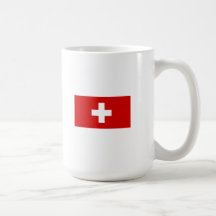 Le drapeau de la Suisse Tasse À Café
