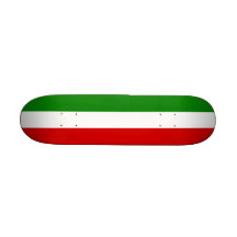 Le drapeau de l'Italie Plateau De Skateboard