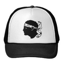 Le drapeau de région de la France Corse d'île de C Casquette De Camionneur