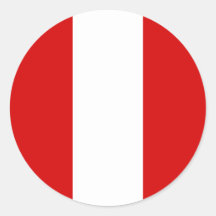 Le drapeau du Pérou Adhésifs