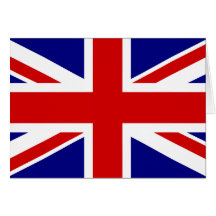 Le drapeau d'Union Jack Carte De Vœux