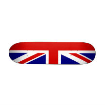 Le drapeau d'Union Jack Plateaux De Skate