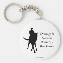 Le dressage danse le cheval Keychain de meilleur a Porte-clés