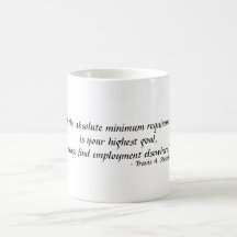 Le "emploi de découverte ailleurs" attaquent tasses à café