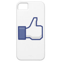 le facebook AIMENT le pouce Étuis iPhone 5