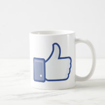 le facebook M'AIMENT manier maladroitement ! Tasse