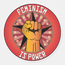 Le féminisme est puissance autocollant