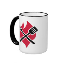Le feu de barbecue de BBQ Tasse À Café