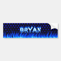 Le feu de Bryan et conception bleus d'adhésif pour Adhésifs Pour Voiture