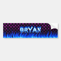 Le feu de Bryan et conception bleus d'adhésif pour Adhésifs Pour Voiture