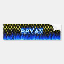 Le feu de Bryan et conception bleus d'adhésif pour Adhésif Pour Voiture