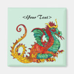 Le feu de dragon magnets