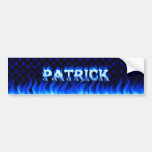 Le feu de Patrick et conception bleus d'adhésif po Adhésif Pour Voiture