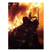 Le feu de structure carte postale
