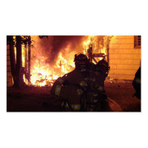 Le feu de structure cartes de visite professionnelles