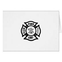 Le feu EMT Cartes De Vœux