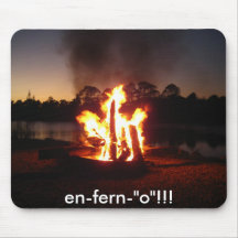 le feu flamboyant - customisé tapis de souris