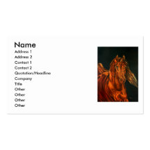 Le feu modèle de carte de visite