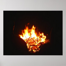 Le feu affiche
