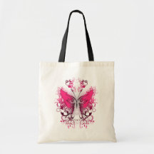 Le feu rose sacs en toile