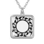 le FEU TRIBAL NOIR LO POINTU du CERCLE round_flame Bijouterie Personnalisée