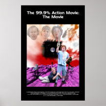 Le film d'action 99,9% : L'affiche de film