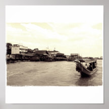 Le fleuve Chao Phraya Posters