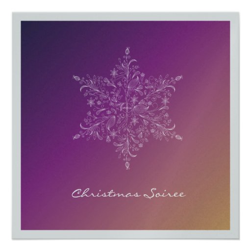 le flocon de neige 311-Floral Aloha se fanent méta Invitations Personnalisées