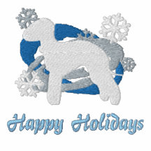 Le flocon de neige Bedlington Terrier a brodé la c