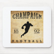 Le football 1892 de l'Illinois de champagne Tapis De Souris