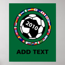 Le football 2010 affiches