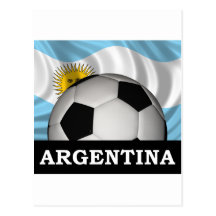 Le football Argentine Carte Postale