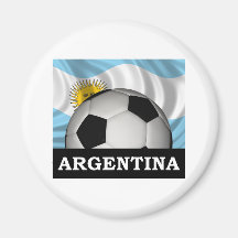 Le football Argentine Magnets Pour Réfrigérateur