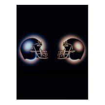 Le football carte postale