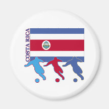 Le football Costa Rica Magnets Pour Réfrigérateur