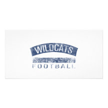 Le football de CHATS SAUVAGES - #58 (bleus) Carte Avec Photo