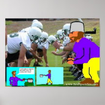 Le football de clochard affiche