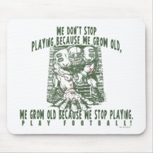 Le football de jeu tapis de souris