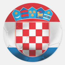 Le football de la Croatie Adhésifs
