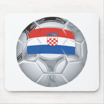 Le football de la Croatie Tapis De Souris