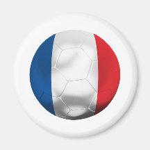 Le football de la France Aimant Pour Réfrigérateur