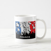 Le football de la France Mug À Café
