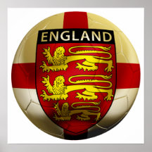 Le football de l'Angleterre Affiche