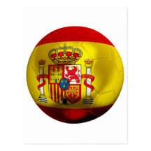 Le football de l'Espagne Cartes Postales