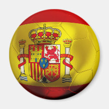 Le football de l'Espagne Aimants Pour Réfrigérateur