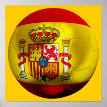 Le football de l'Espagne Posters